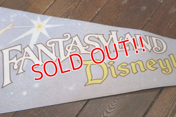 画像3: ct-190402-29 Disneyland Fantasyland / Tinker Bell 1990's Pennant