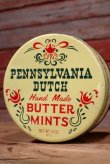 画像1: dp-190402-18 Pennsylvania Dutch / Hand Made Butter Mint Vintage Tin Can