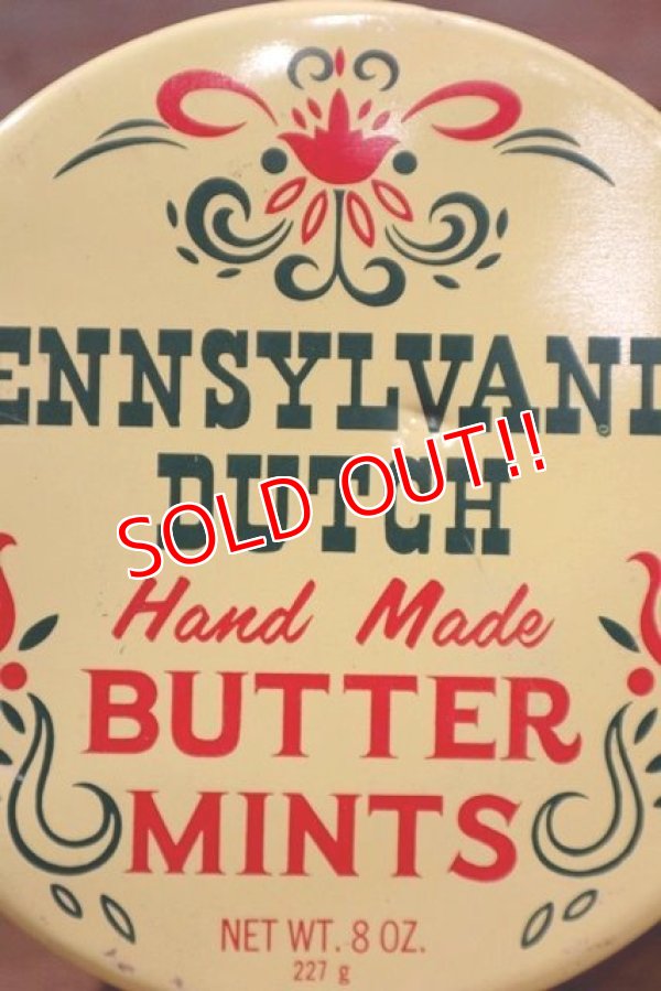 画像2: dp-190402-18 Pennsylvania Dutch / Hand Made Butter Mint Vintage Tin Can