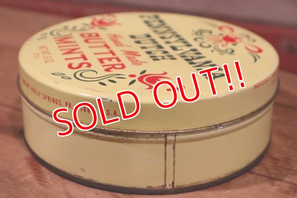 画像3: dp-190402-18 Pennsylvania Dutch / Hand Made Butter Mint Vintage Tin Can