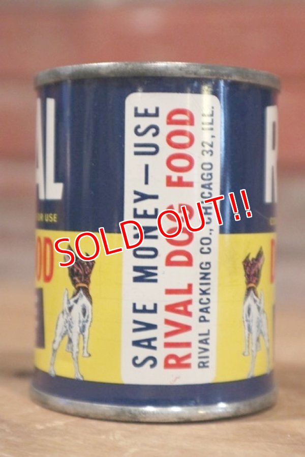 画像3: dp-190402-14 RIVAL Dog Food / 1950's Mini Coin Bank Can