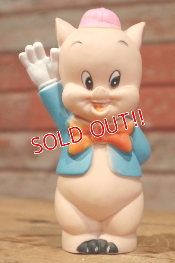 画像1: ct-190402-37 Porky Pig / 1970's Soft Vinyl Figure