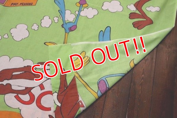 画像7: ct-190401-39 Road Runner & Wile E. Coyote / 1970's Flat Sheet (Twin)