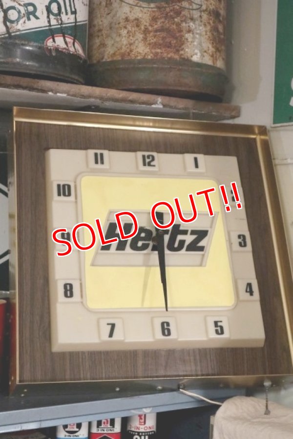 画像4: dp-190401-31 Hertz / 1980's Lighted Sign Clock