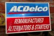 画像1: dp-190401-01 AC Delco / Vintage Metal Sign 