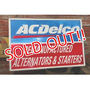 画像: dp-190401-01 AC Delco / Vintage Metal Sign 