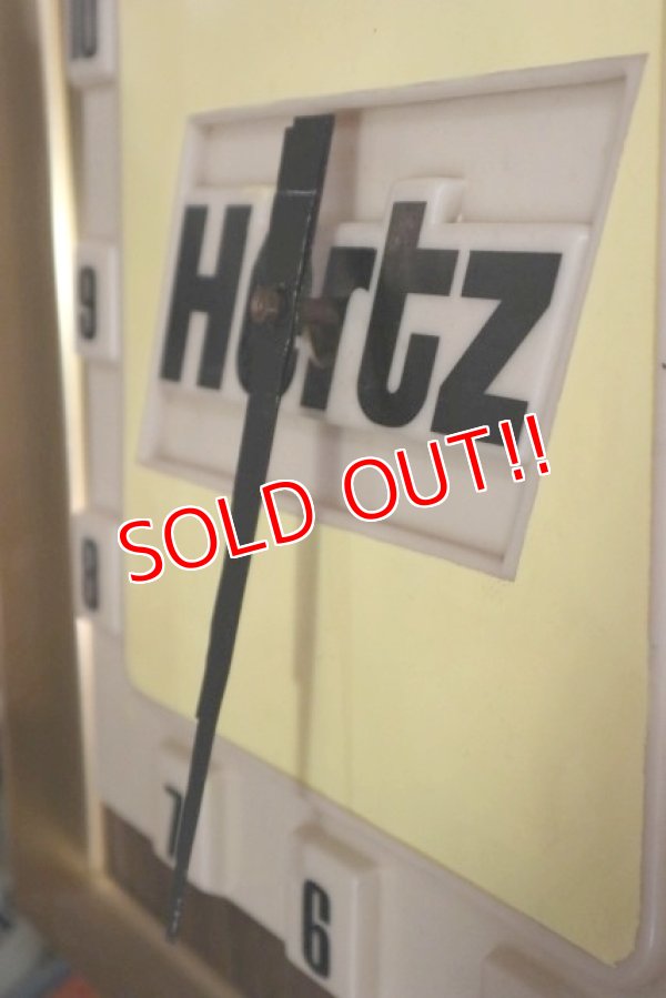 画像7: dp-190401-31 Hertz / 1980's Lighted Sign Clock