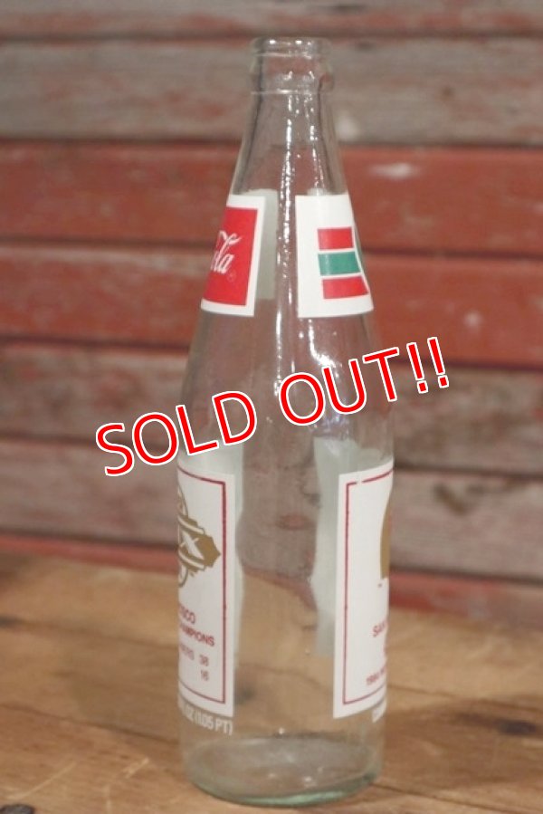 画像6: dp-190402-24 Coca Cola × 7 ELEVEN / San Francisco 49ers 1984 Word Champion Bottle
