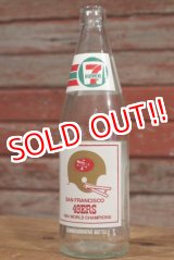 画像: dp-190402-24 Coca Cola × 7 ELEVEN / San Francisco 49ers 1984 Word Champion Bottle