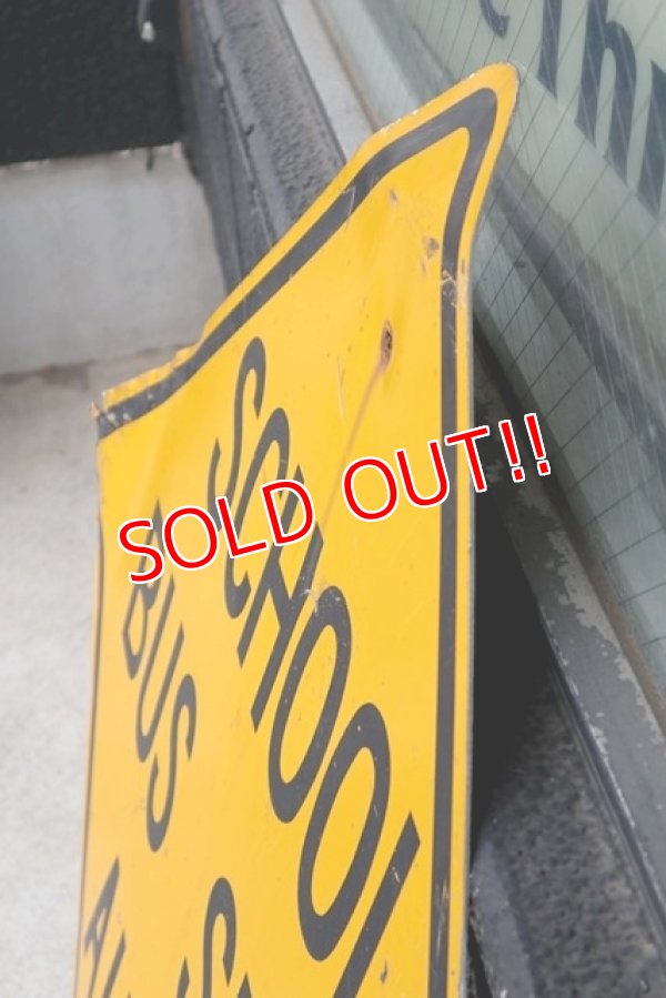 画像6: dp-190402-33 Road Sign "SCHOOL BUS STOP AHEAD"