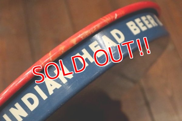 画像7: dp-190402-20 Iroquois INDIAN HEAD BEER & ALE / 1970's Tin Serving Tray