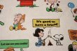 画像5: ct-190402-47 PEANUTS / 1970's Flat Sheet (Twin Size)