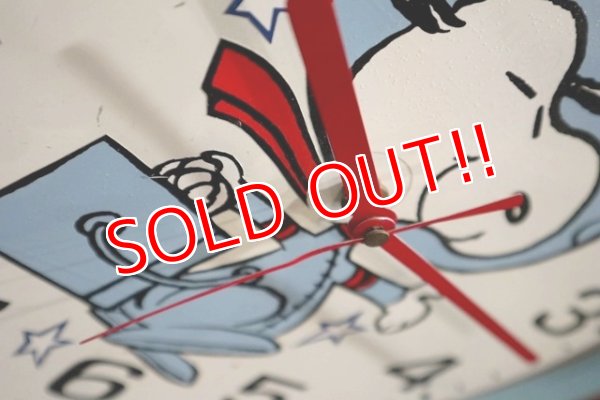 画像8: ct-190501-04 Astronaut Snoopy / Wall Clock