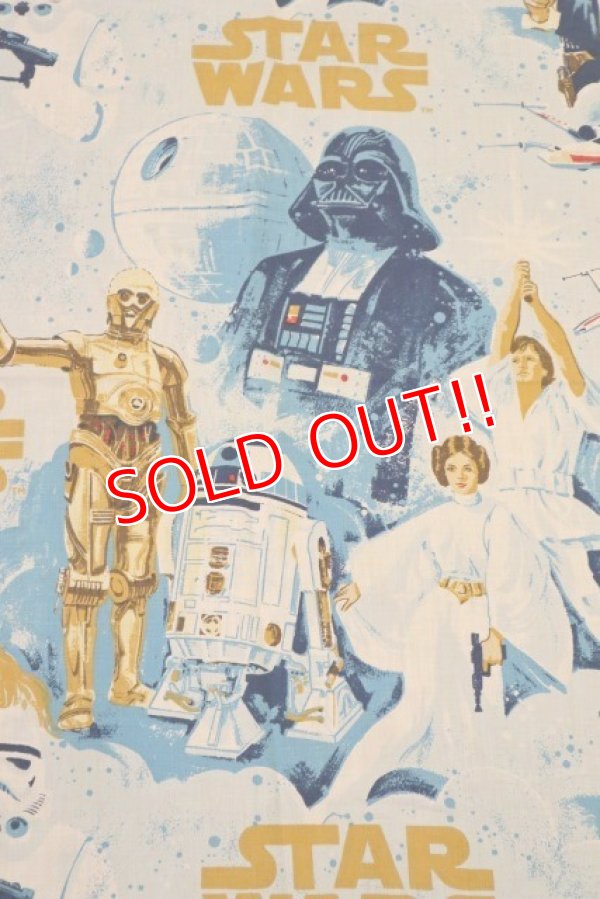 画像3: ct-190402-45 STAR WARS / 1970's Flat Sheet(Twin size)