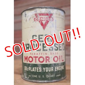 画像: dp-190401-09 CONOCO / 1950's Motor Oil Can
