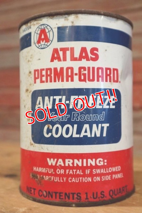 画像1: dp-190401-09 ATLAS / 1950's Perma-Guard Anti-Freeze Oil can