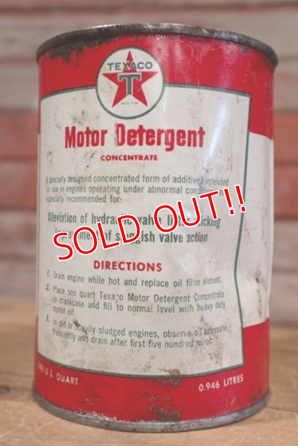 画像2: dp-190401-09 TEXACO / 1940's-1950's Motor Detergent Can