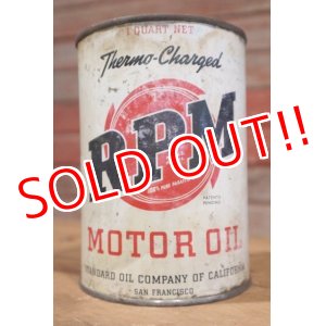 画像: dp-190401-09 RPM / 1940's Motor Oil can