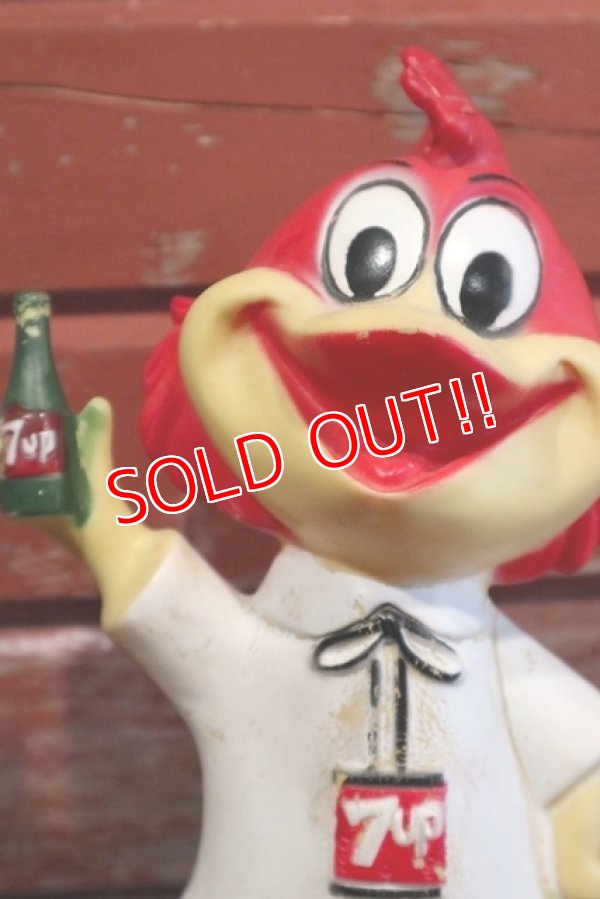 7-UP キャラクタードール1950～60年代 USA ビンテージ 7up Patch セブンアップ ビンテージ ワッペン 60年代 パッチ 刺繍