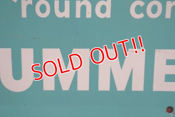 画像5: dp-190508-02 General Electric / "SUMMER COOLING" 1950's Metal Sign