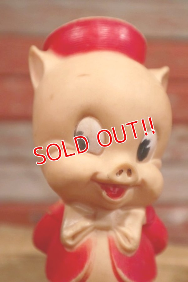 画像2: ct-190501-24 Porky Pig / Sun Rubber 1950's Soft Vinyl Doll