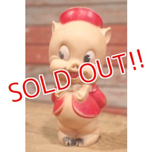 画像: ct-190501-24 Porky Pig / Sun Rubber 1950's Soft Vinyl Doll