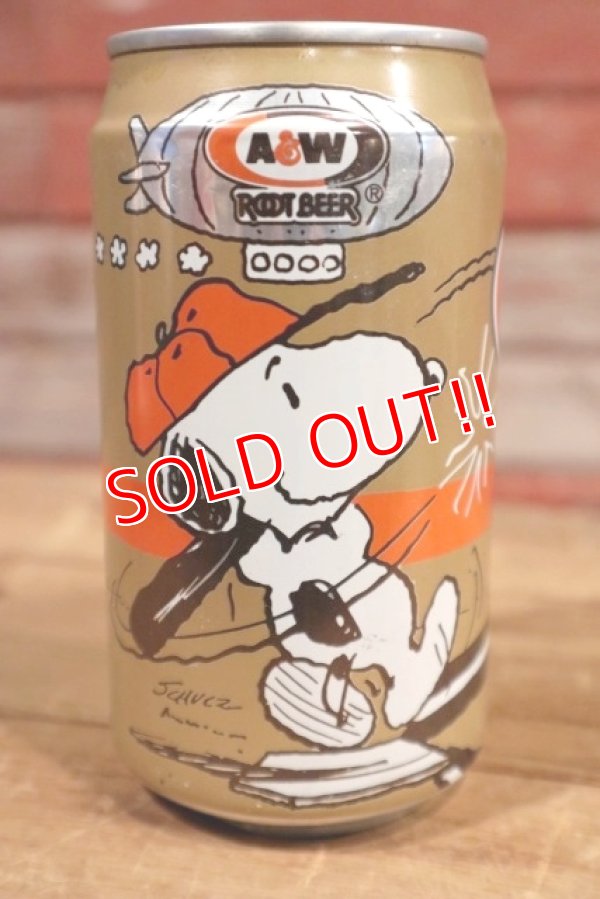 画像1: ct-190501-52 Snoopy / A&W 1990's Root Beer Can