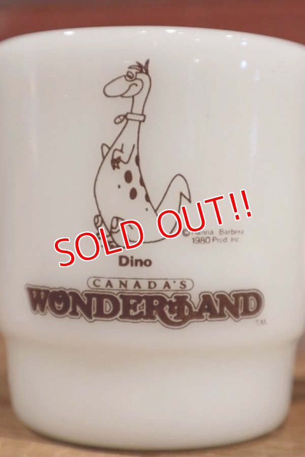画像2: ct-190501-47 Canada's Wonderland / Anchor Hocking 1980's "Dino" Mug