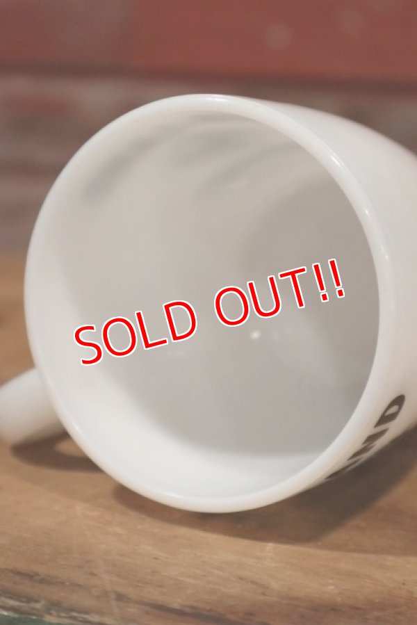 画像6: dp-190401-44 Unknown / Vintage AIR-LAND FREIGHT Milk Glass Mug