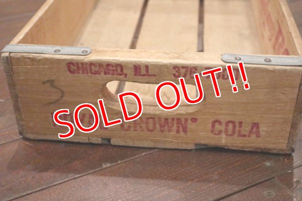  CROWN COLA 木製ボックス ROYAL CROWN COLA ビンテージ ウッドボックス ｜ glow ANTIQUES