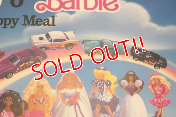 画像7: ct-190501-49 McDonald's / 1991 Translite "HotWheels & Barbie"
