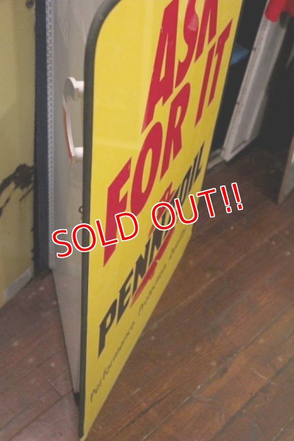 画像10: dp-190508-04 PENNZOIL / "ASK FOR IT" W-side Sign