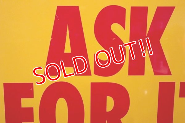 画像6: dp-190508-04 PENNZOIL / "ASK FOR IT" W-side Sign