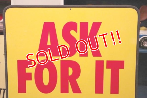 画像2: dp-190508-04 PENNZOIL / "ASK FOR IT" W-side Sign