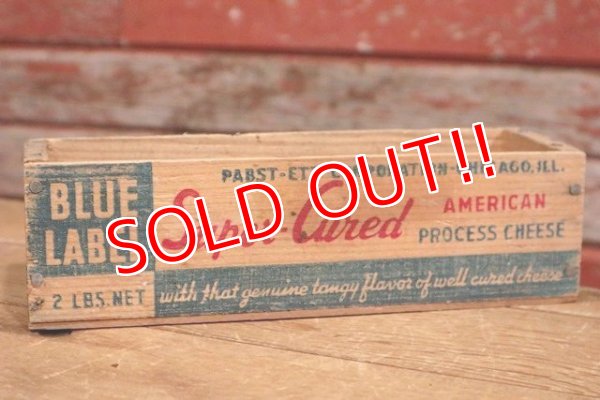 画像2: dp-190522-06 BLUE LABEL / Vintage Cheese Box