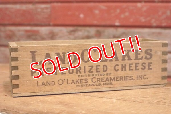 画像1: dp-190522-03 LAND O' LAKES / Vintage Cheese Box