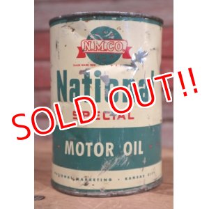 画像: dp-190522-24 N.M.Co National Special / 1950's 1QT Motor Oil Can