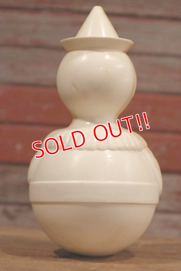 画像6: ct-190605-69 1950's Clown Roly Poly Toy