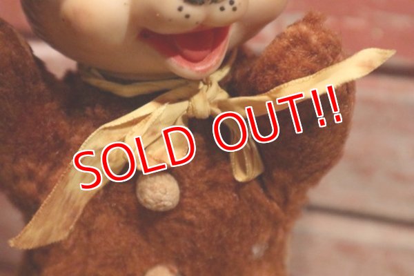 画像6: ct-190605-68 Vintage Bear Rubber Face Doll