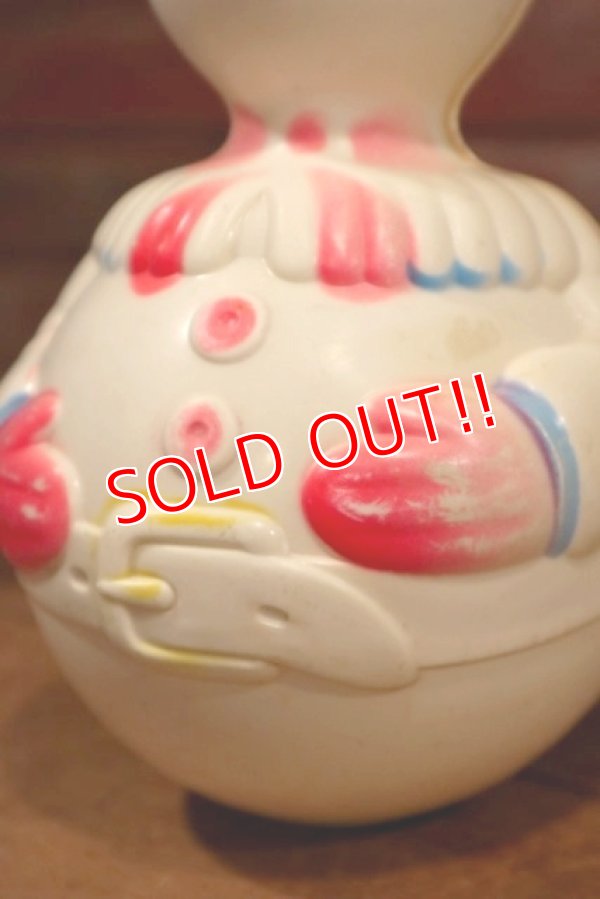 画像3: ct-190605-69 1950's Clown Roly Poly Toy