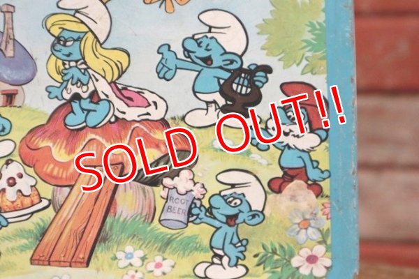 画像4: ct-190605-79 Smurfs / 1980's Metal Lunch Box