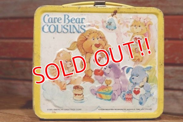 画像1: ct-190605-77 Care Bear Cousins / Aladdin 1985 Metal Lunch Box