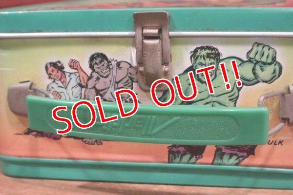 画像8: ct-190605-78 The Incredible Hulk / Aladdin 1978 Metal Lunch Box