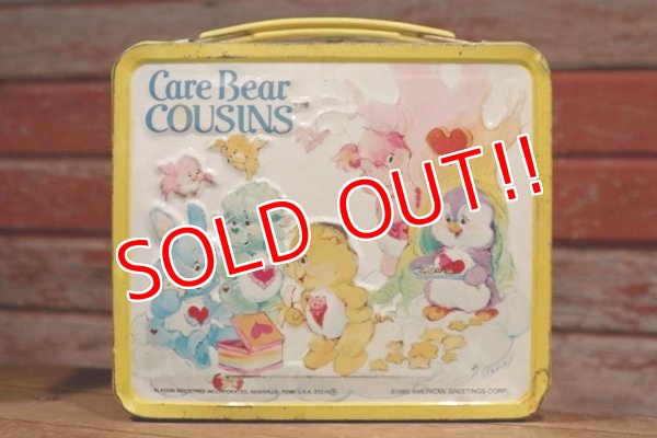 画像4: ct-190605-77 Care Bear Cousins / Aladdin 1985 Metal Lunch Box