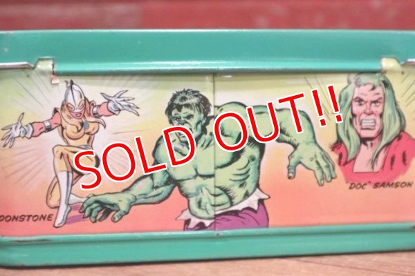 画像9: ct-190605-78 The Incredible Hulk / Aladdin 1978 Metal Lunch Box