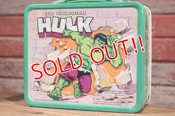 画像4: ct-190605-78 The Incredible Hulk / Aladdin 1978 Metal Lunch Box