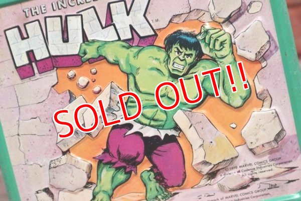 画像5: ct-190605-78 The Incredible Hulk / Aladdin 1978 Metal Lunch Box