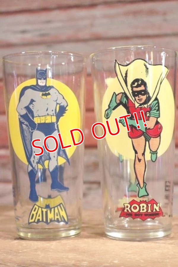 画像1: gs-190301-06 BATMAN & ROBIN / PEPSI 1976 Collector Series Glass Set
