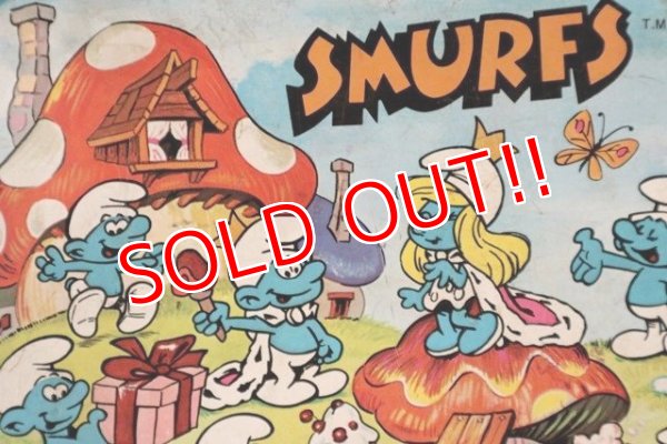 画像2: ct-190605-79 Smurfs / 1980's Metal Lunch Box