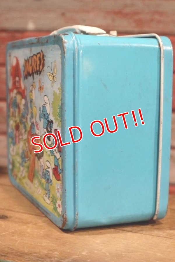 画像7: ct-190605-79 Smurfs / 1980's Metal Lunch Box